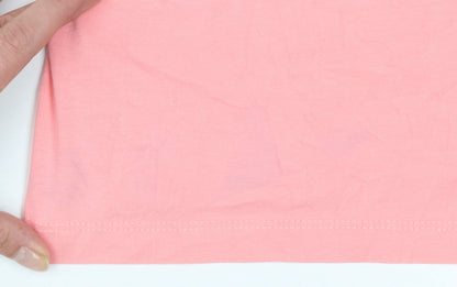 Puma Womens Pink Sleeveless Cotton Tank Top Size M