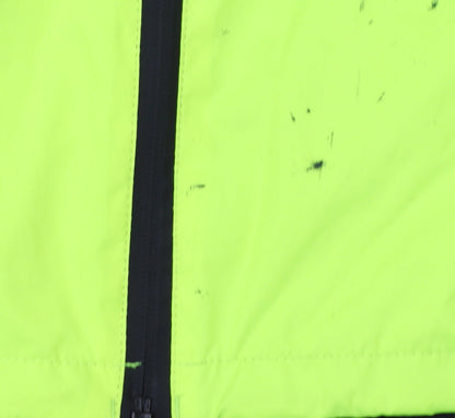 Mountain Warehouse Womens Yellow Waterproof Windbreaker Jacket Size 8