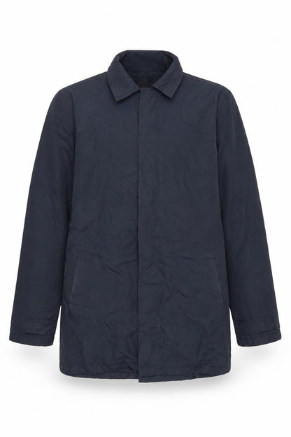 French Connection Men's Blue L Mid-Length Overcoat Jacket