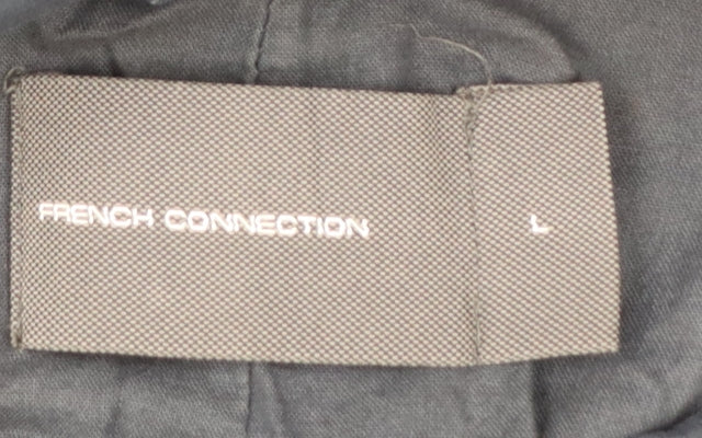 French Connection Men's Blue L Mid-Length Overcoat Jacket
