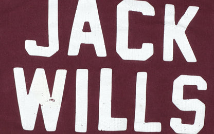 Jack Wills Womens Burgundy Pullover Hoodie UK 12 Cotton Blend