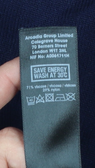 Evans Women’s Blue Plus Size 22/24 Knit Pullover Jumper