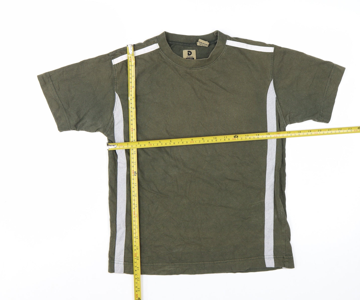 Dockers Boys Green Short Sleeve Cotton Crew Neck T-Shirt Size M