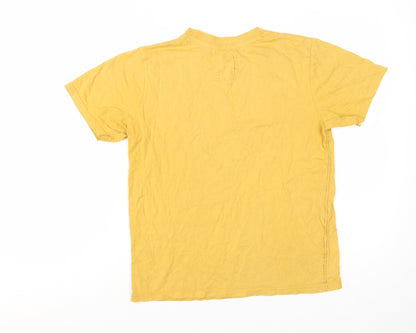 Lazy Jacks Boys Yellow Cotton Nautical Graphic T-Shirt 11-12 Years