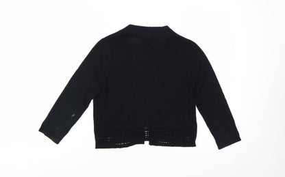Marks and Spencer Women’s Black 3/4 Sleeve Knit Cardigan Size 8