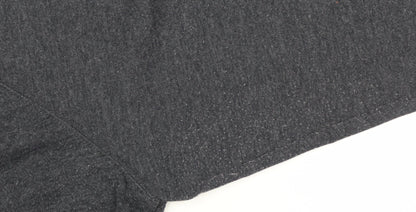 FatFace Womens Grey Embroidered 3/4 Sleeve Jersey T-Shirt Size 18