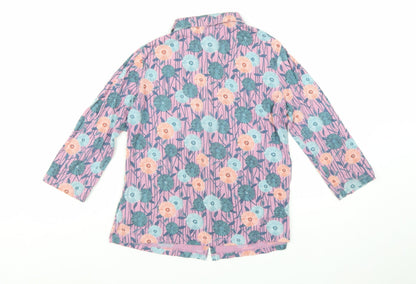 White Stuff Womens Multicoloured Floral Cotton Tunic Shirt UK 12