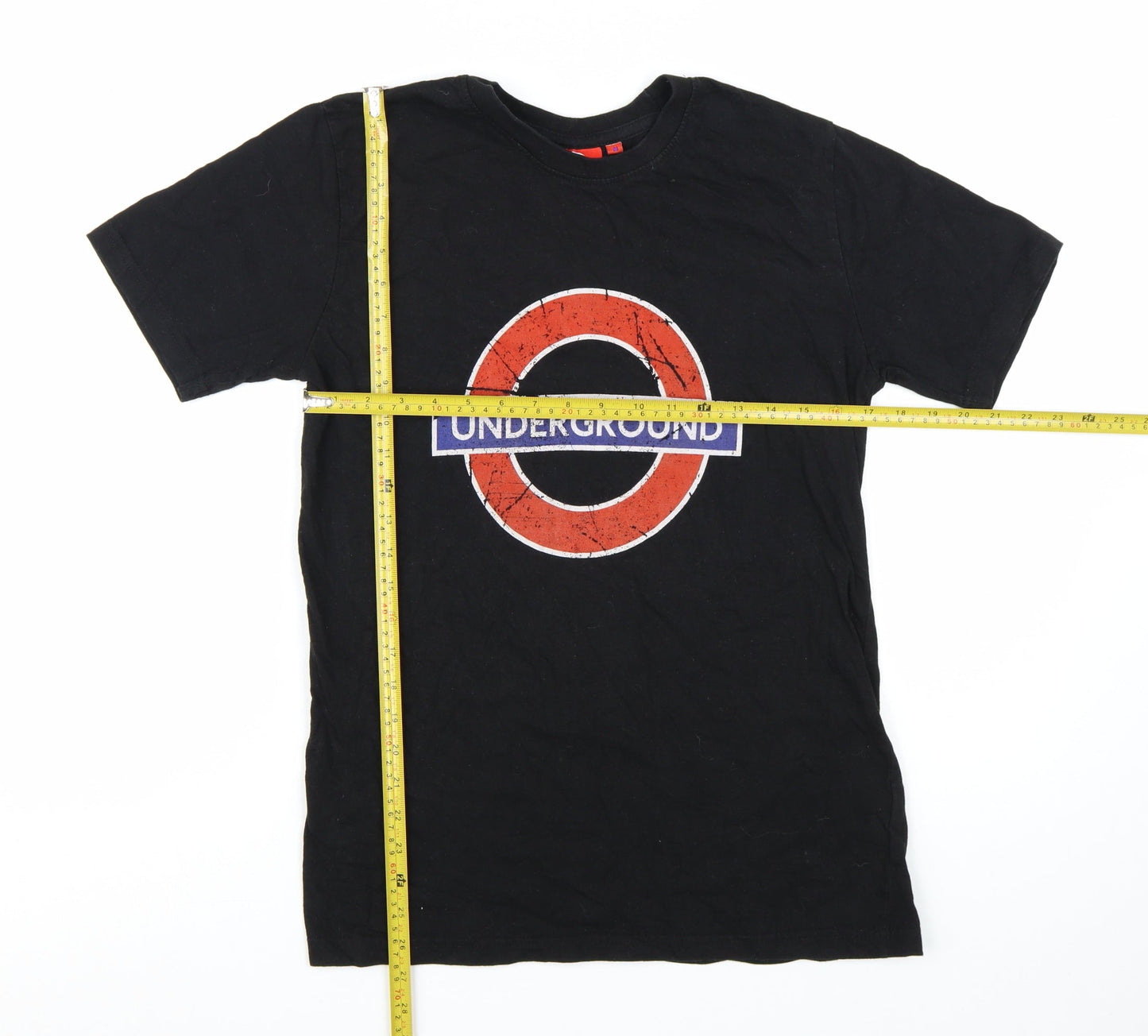 Transport for London Men's Black Underground Graphic T-Shirt M