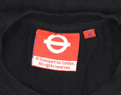 Transport for London Men's Black Underground Graphic T-Shirt M