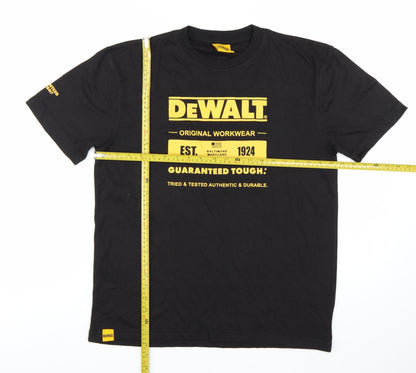 DeWalt Men's Black Medium Workwear Graphic Print T-Shirt