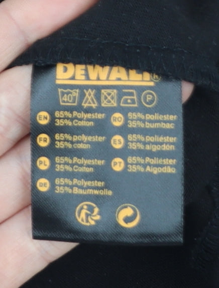 DeWalt Men's Black Medium Workwear Graphic Print T-Shirt