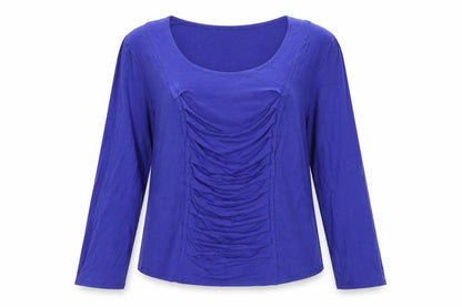 Alexon Women’s Blue Long Sleeve Stretch Jersey Blouse XL