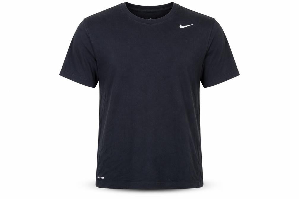 Nike Men's Black Dri-FIT Crew Neck Short Sleeve T-Shirt L Regular Fit
