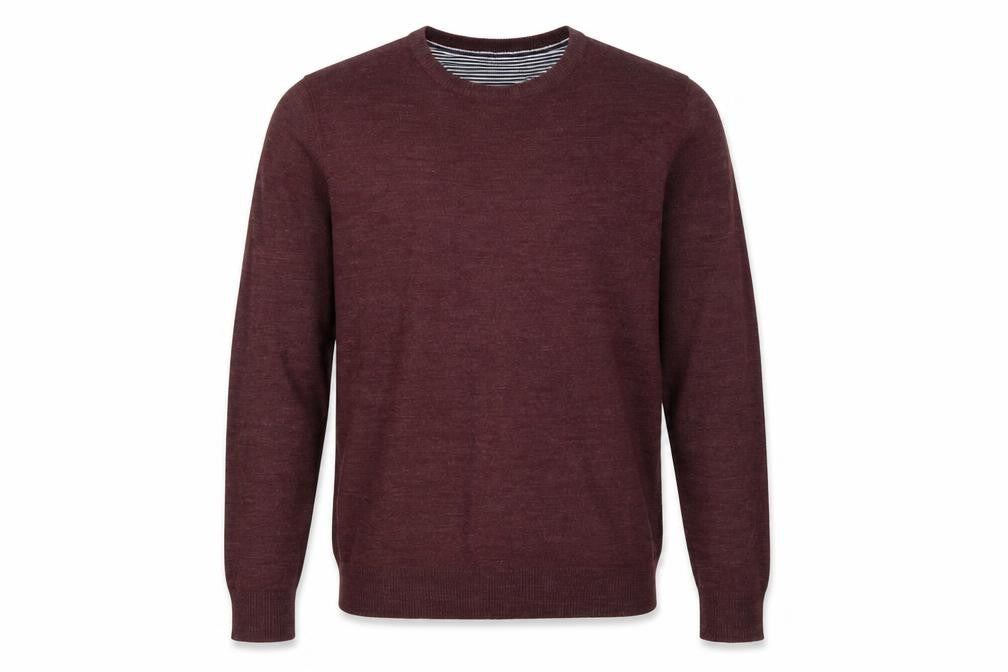 Brave Soul Men's Brown Crew Neck Pullover Jumper Size L