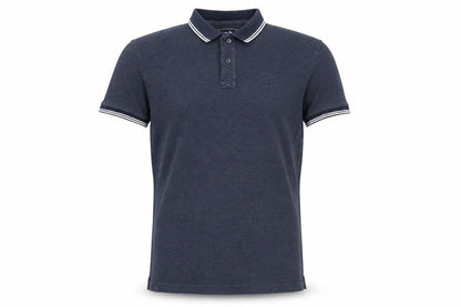 Tom Tailor Denim Men's Blue Regular Fit Polo Shirt Size M