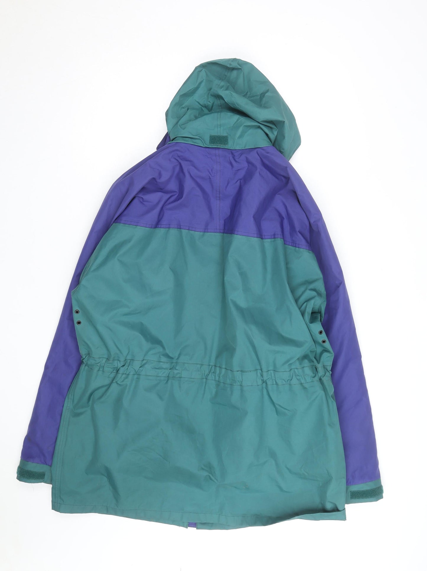 Regatta Men's Green & Purple Waterproof Hooded Parka Jacket L