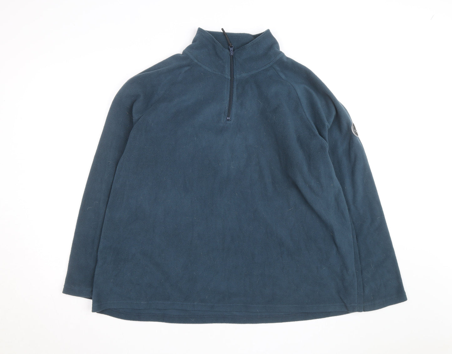 Snowdonia Men's Blue 2XL Fleece 1/4 Zip Pullover Sweatshirt
