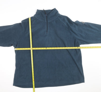 Snowdonia Men's Blue 2XL Fleece 1/4 Zip Pullover Sweatshirt