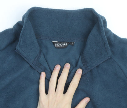 Snowdonia Men's Blue 2XL Fleece 1/4 Zip Pullover Sweatshirt