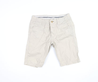 Cedar Wood State Men's Beige Chino Shorts 32 Regular Cotton Blend