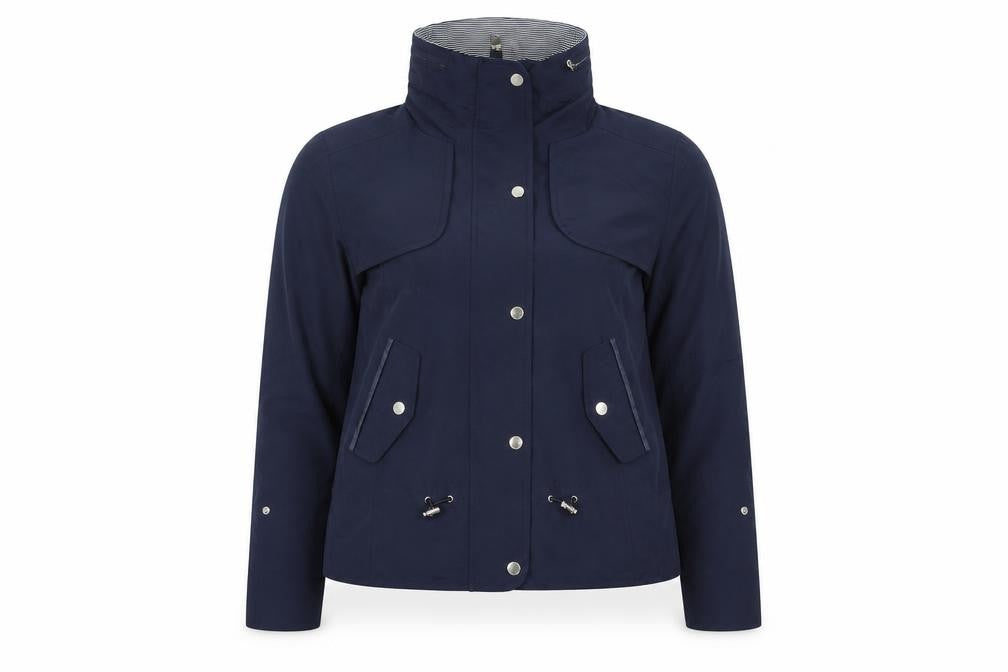 Marks & Spencer Men's Blue Waterproof Lined Jacket Size L 42in