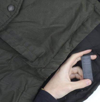 Next Men’s Green Field Jacket S Regular Twill Lined Outdoor Coat