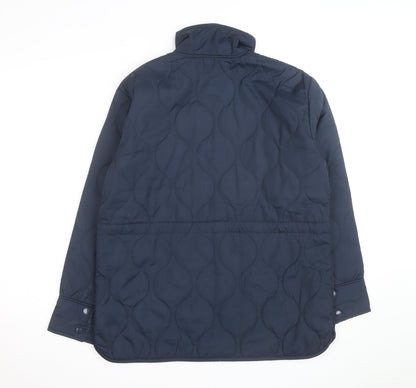 Regatta Womens Blue Quilted Mid-Length Jacket Size 12