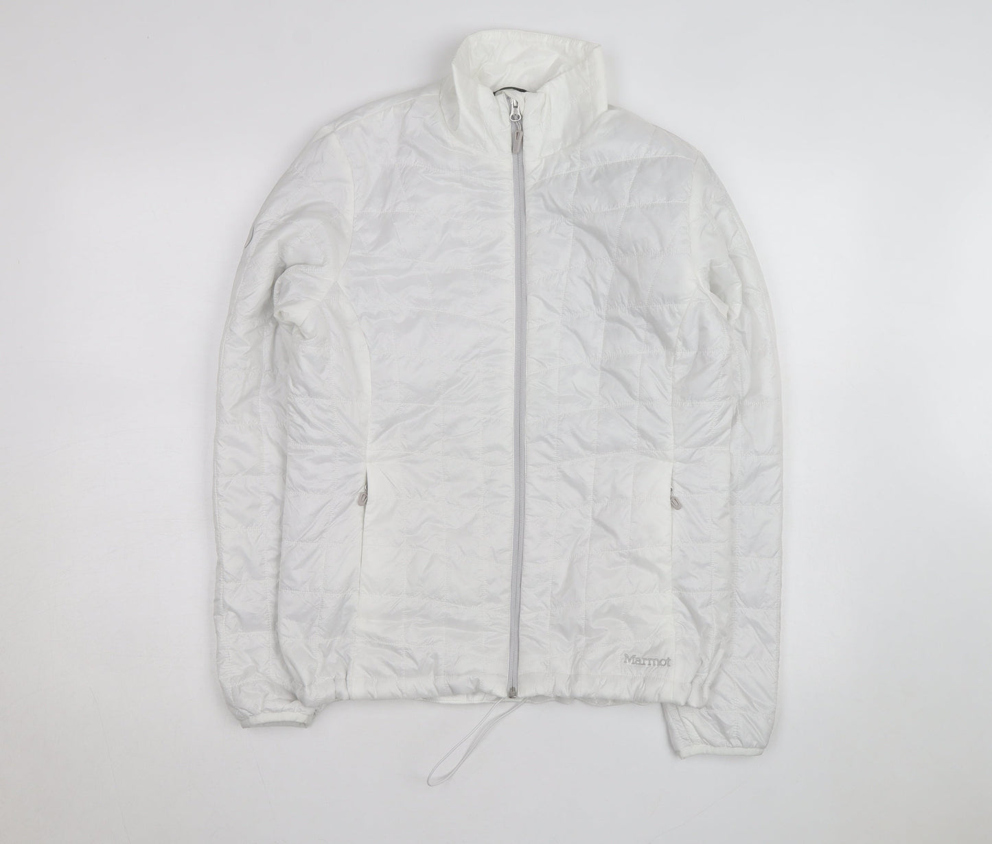 Marmot Men's White Lightweight Puffer Jacket Size M Outdoor Hiking