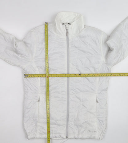 Marmot Men's White Lightweight Puffer Jacket Size M Outdoor Hiking