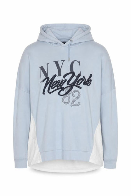 Next Men's Blue NYC Graphic Pullover Hoodie Size L