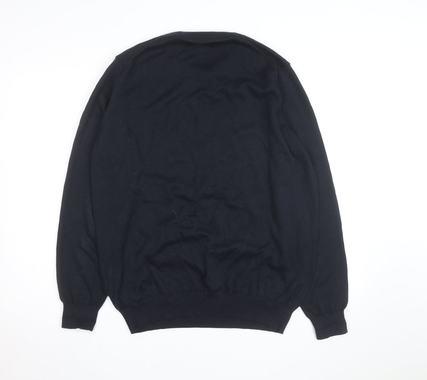 Barbour Men's Blue Cotton Crew Neck Jumper XL
