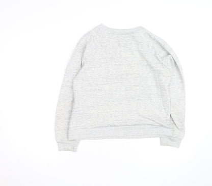 Whistles Unisex Grey S Pullover Sweatshirt with Logo Print