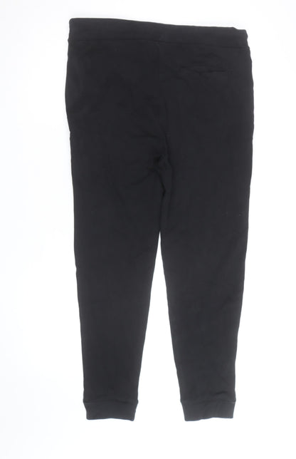 Hugo Boss Men’s Black Jogger Trousers Size M Jersey Drawstring