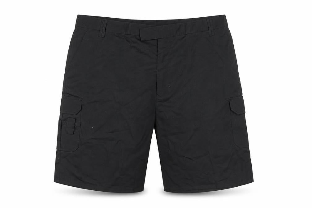 Benchmark Men's Black Cargo Workwear Shorts Size 50 Regular Fit