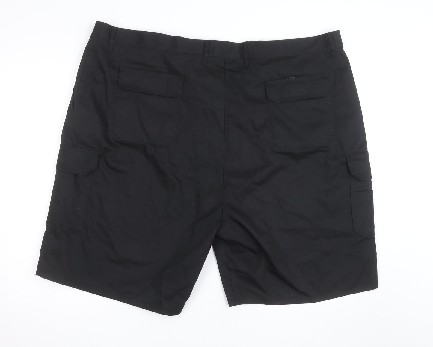 Benchmark Men's Black Cargo Workwear Shorts Size 50 Regular Fit