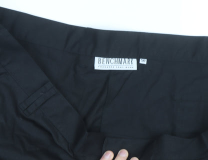 Benchmark Men's Black Cargo Workwear Shorts Size 50 Regular Fit