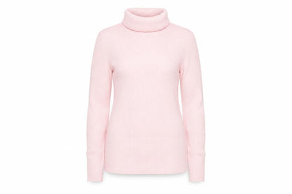Lauren Ralph Lauren Womens Pink Roll Neck Cotton Jumper Size S