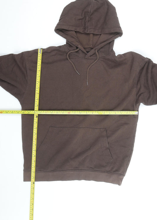 Jack & Jones Men's Brown Pullover Hoodie Size L Regular Fit