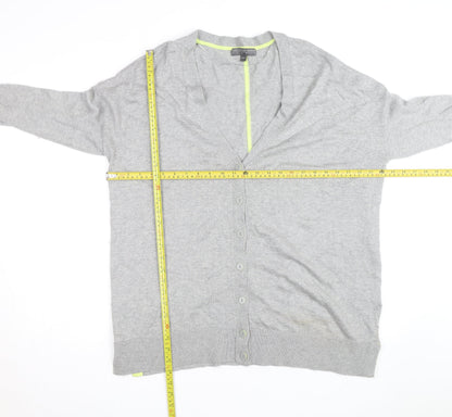 Fenn Wright Manson Grey V-Neck Button Cardigan Women’s Size 18