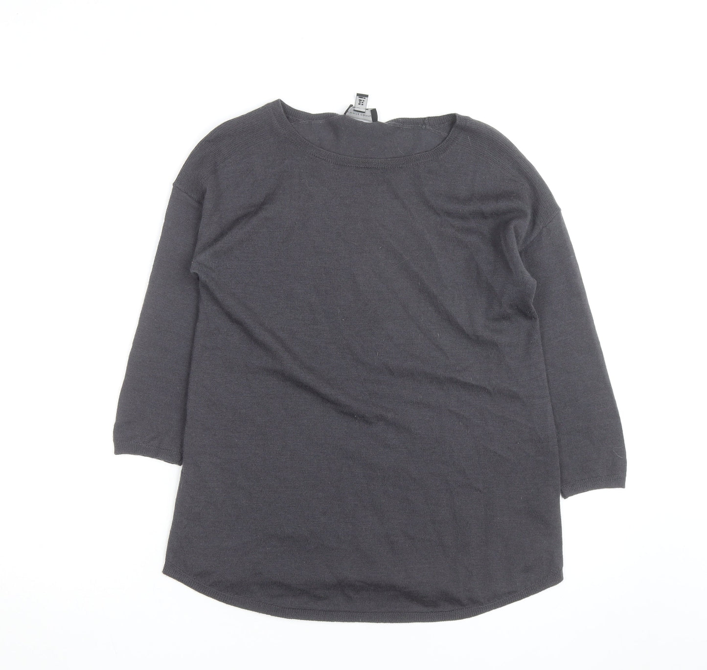 The White Company Men's Grey XS Cotton Cashmere Pullover Jumper
