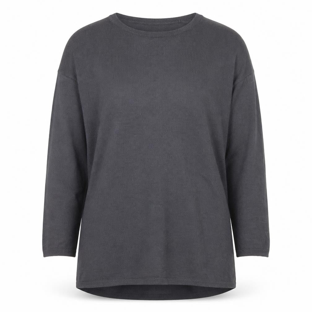 The White Company Men's Grey XS Cotton Cashmere Pullover Jumper