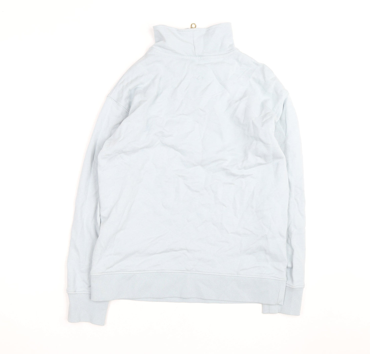 Joules Women Light Blue 1/2 Zip Pullover Sweatshirt UK 10