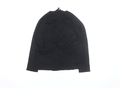 James Lakeland Jeans Women’s Black Cotton Knit Cardigan S