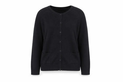 James Lakeland Jeans Women’s Black Cotton Knit Cardigan S