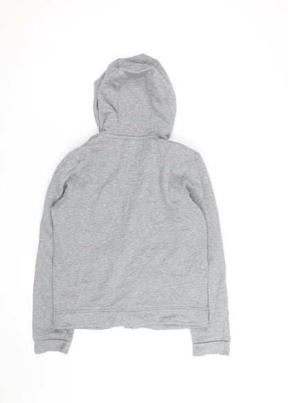 Nike Boys Grey Full Zip Hoodie - Size M, Cotton Blend, Sportswear