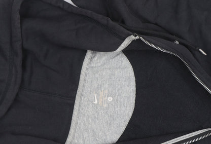 Nike Men's Black XL Full Zip Hoodie Fleece Sportswear