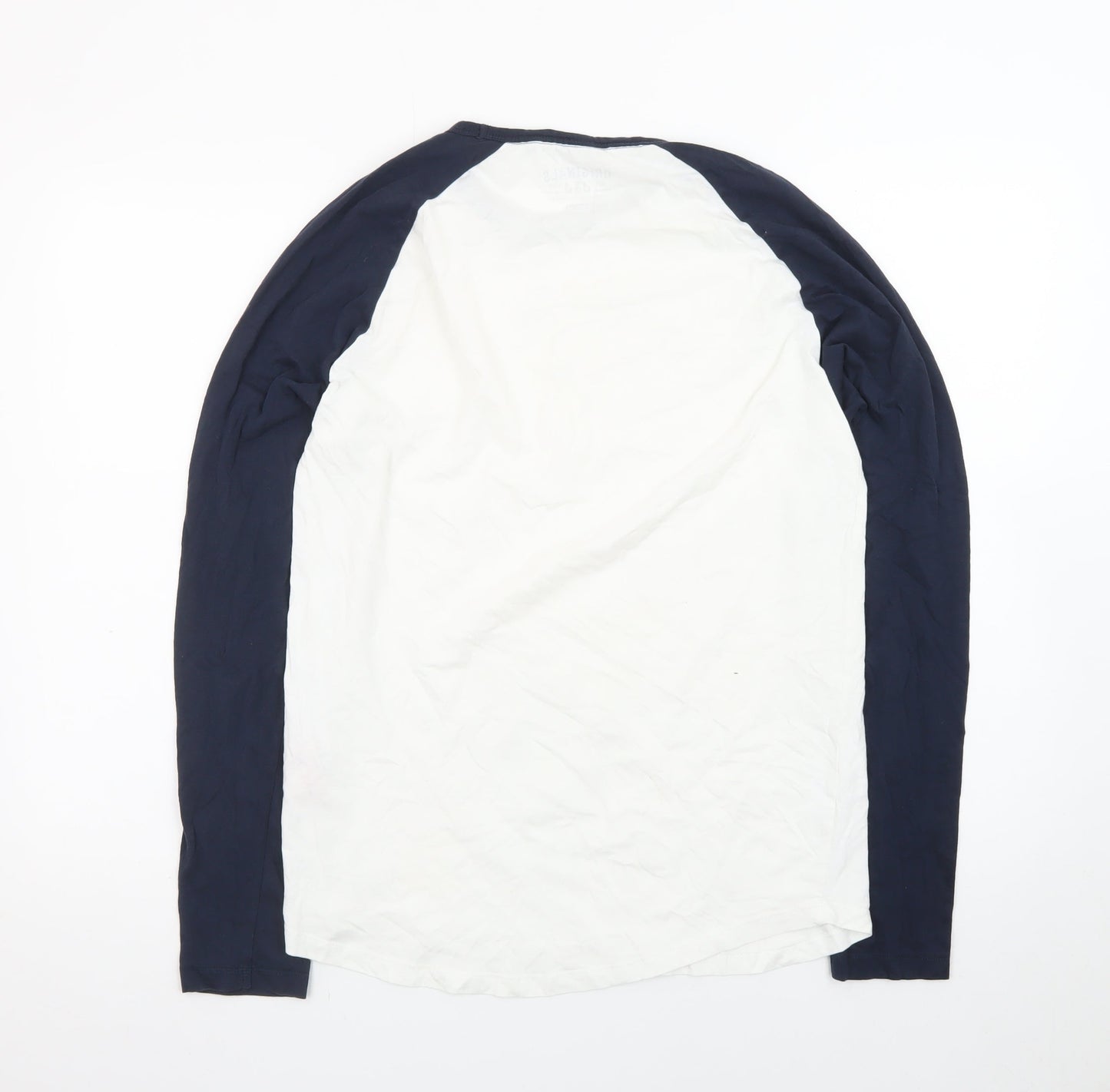 Jack & Jones Men's Multicoloured Long Sleeve Raglan T-Shirt M