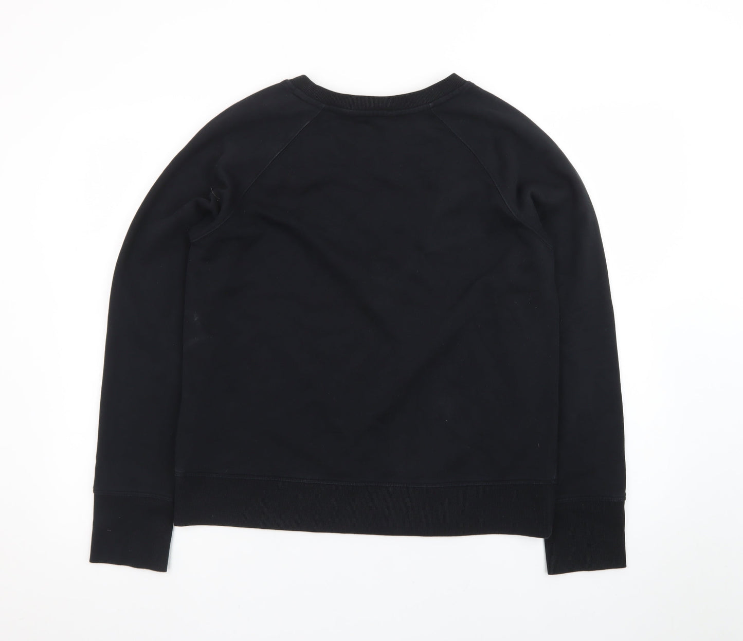 DKNY Sport Women's Black Medium Pullover Sweatshirt with Logo Detail