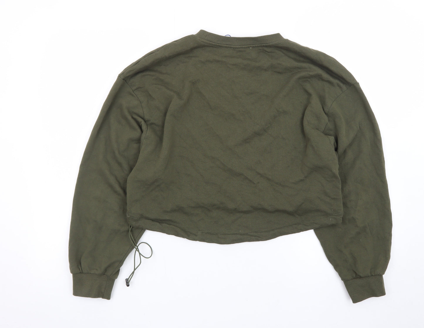 Zara Trafaluc Women’s Khaki Green Pullover Sweatshirt Small
