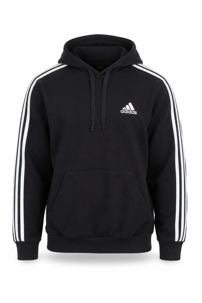 Adidas Men's Black Pullover Hoodie Small Regular Fit Sports Style